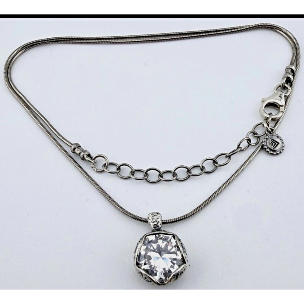 Silpada Cinema Star S925 CZ necklace